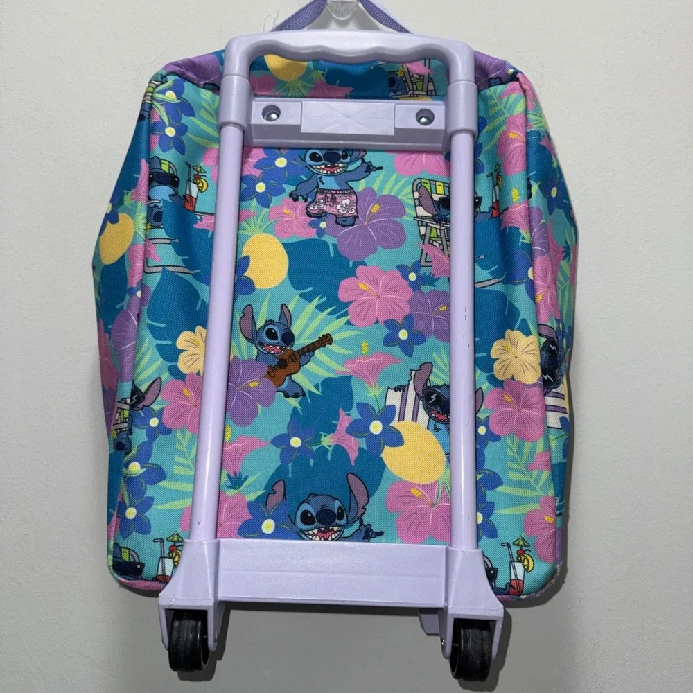 Disney Lilo & Stitch Aloha Kids Rolling Suitcase Bioworld Tropical Carry On